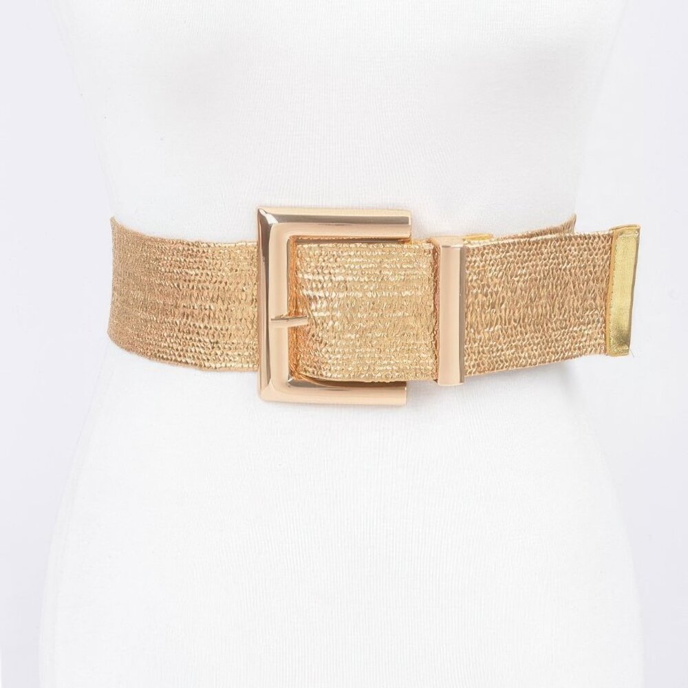 Clear Pvc Metal Buckle Belt